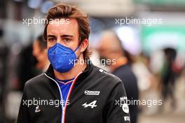 Fernando Alonso (ESP) Alpine F1 Team. 14.11.2021. Formula 1 World Championship, Rd 19, Brazilian Grand Prix, Sao Paulo, Brazil, Race Day.