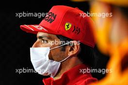 Carlos Sainz Jr (ESP) Ferrari in the FIA Press Conference. 11.11.2021. Formula 1 World Championship, Rd 19, Brazilian Grand Prix, Sao Paulo, Brazil, Preparation Day.