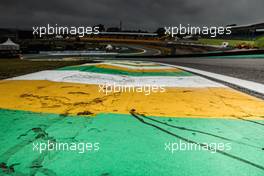 Circuit atmosphere - kerb detail. 11.11.2021. Formula 1 World Championship, Rd 19, Brazilian Grand Prix, Sao Paulo, Brazil, Preparation Day.