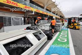 McLaren freight arriving in the pits. 11.11.2021. Formula 1 World Championship, Rd 19, Brazilian Grand Prix, Sao Paulo, Brazil, Preparation Day.