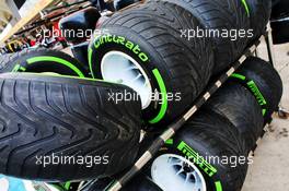 Intermediate Pirelli tyres. 11.11.2021. Formula 1 World Championship, Rd 19, Brazilian Grand Prix, Sao Paulo, Brazil, Preparation Day.
