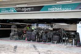 Mercedes AMG F1 equipment in the pit garages. 11.11.2021. Formula 1 World Championship, Rd 19, Brazilian Grand Prix, Sao Paulo, Brazil, Preparation Day.