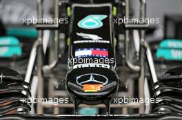 Mercedes AMG F1 W12 front wing. 11.11.2021. Formula 1 World Championship, Rd 19, Brazilian Grand Prix, Sao Paulo, Brazil, Preparation Day.