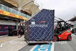 Red Bull Racing freight arriving in the pits. 11.11.2021. Formula 1 World Championship, Rd 19, Brazilian Grand Prix, Sao Paulo, Brazil, Preparation Day.