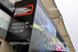 Circuit atmosphere - Premium Paddock Club sign. 11.11.2021. Formula 1 World Championship, Rd 19, Brazilian Grand Prix, Sao Paulo, Brazil, Preparation Day.
