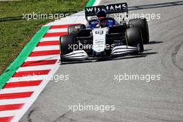 George Russell (GBR) Williams Racing FW43B. 07.05.2021 Formula 1 World Championship, Rd 4, Spanish Grand Prix, Barcelona, Spain, Practice Day.