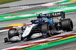 Nicholas Latifi (CDN) Williams Racing FW43B. 07.05.2021 Formula 1 World Championship, Rd 4, Spanish Grand Prix, Barcelona, Spain, Practice Day.