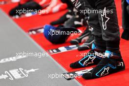 Esteban Ocon (FRA) Alpine F1 Team on the grid - racing boots. 09.05.2021. Formula 1 World Championship, Rd 4, Spanish Grand Prix, Barcelona, Spain, Race Day.