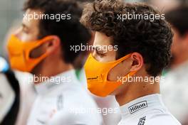 Lando Norris (GBR) McLaren on the grid. 09.05.2021. Formula 1 World Championship, Rd 4, Spanish Grand Prix, Barcelona, Spain, Race Day.