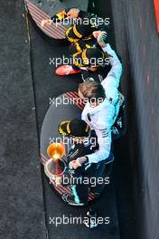 The podium: Max Verstappen (NLD) Red Bull Racing, second; Lewis Hamilton (GBR) Mercedes AMG F1, race winner; Jim Ratcliffe (GBR) Chief Executive Officer of Ineos / Mercedes AMG F1 Shareholder; Valtteri Bottas (FIN) Mercedes AMG F1, third. 09.05.2021. Formula 1 World Championship, Rd 4, Spanish Grand Prix, Barcelona, Spain, Race Day.