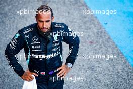 Race winner Lewis Hamilton (GBR) Mercedes AMG F1 in parc ferme. 09.05.2021. Formula 1 World Championship, Rd 4, Spanish Grand Prix, Barcelona, Spain, Race Day.