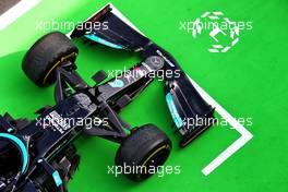 The Mercedes AMG F1 W12 of race winner Lewis Hamilton (GBR) in parc ferme. 09.05.2021. Formula 1 World Championship, Rd 4, Spanish Grand Prix, Barcelona, Spain, Race Day.