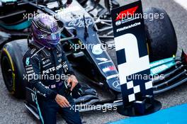 Race winner Lewis Hamilton (GBR) Mercedes AMG F1 W12 in parc ferme. 09.05.2021. Formula 1 World Championship, Rd 4, Spanish Grand Prix, Barcelona, Spain, Race Day.