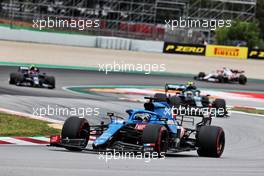 Fernando Alonso (ESP) Alpine F1 Team A521. 09.05.2021. Formula 1 World Championship, Rd 4, Spanish Grand Prix, Barcelona, Spain, Race Day.