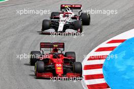 Carlos Sainz Jr (ESP) Ferrari SF-21. 09.05.2021. Formula 1 World Championship, Rd 4, Spanish Grand Prix, Barcelona, Spain, Race Day.