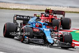 Esteban Ocon (FRA) Alpine F1 Team A521. 09.05.2021. Formula 1 World Championship, Rd 4, Spanish Grand Prix, Barcelona, Spain, Race Day.