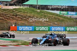 Fernando Alonso (ESP) Alpine F1 Team A521. 09.05.2021. Formula 1 World Championship, Rd 4, Spanish Grand Prix, Barcelona, Spain, Race Day.