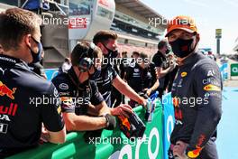 Max Verstappen (NLD) Red Bull Racing in qualifying parc ferme. 08.05.2021. Formula 1 World Championship, Rd 4, Spanish Grand Prix, Barcelona, Spain, Qualifying Day.