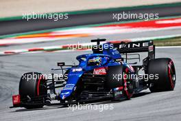 Fernando Alonso (ESP) Alpine F1 Team A521. 08.05.2021. Formula 1 World Championship, Rd 4, Spanish Grand Prix, Barcelona, Spain, Qualifying Day.