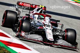 Antonio Giovinazzi (ITA) Alfa Romeo Racing C41. 08.05.2021. Formula 1 World Championship, Rd 4, Spanish Grand Prix, Barcelona, Spain, Qualifying Day.