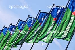 Circuit atmosphere - Heineken flags. 08.05.2021. Formula 1 World Championship, Rd 4, Spanish Grand Prix, Barcelona, Spain, Qualifying Day.