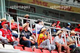 Circuit atmosphere - fans in the grandstand. 09.05.2021. Formula 1 World Championship, Rd 4, Spanish Grand Prix, Barcelona, Spain, Race Day.