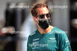 Sebastian Vettel (GER) Aston Martin F1 Team. 06.05.2021. Formula 1 World Championship, Rd 4, Spanish Grand Prix, Barcelona, Spain, Preparation Day.