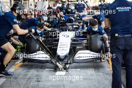 Roy Nissany (ISR) Williams Racing FW43B Development Driver practices pit stops with the team. 06.05.2021. Formula 1 World Championship, Rd 4, Spanish Grand Prix, Barcelona, Spain, Preparation Day.