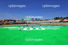Circuit atmosphere - Heinken branding painting. 06.05.2021. Formula 1 World Championship, Rd 4, Spanish Grand Prix, Barcelona, Spain, Preparation Day.