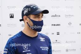 Roy Nissany (ISR) Williams Racing Development Driver with the media. 18.06.2021. Formula 1 World Championship, Rd 7, French Grand Prix, Paul Ricard, France, Practice Day.