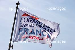 French Grand Prix flag. 18.06.2021. Formula 1 World Championship, Rd 7, French Grand Prix, Paul Ricard, France, Practice Day.
