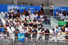 Circuit atmosphere - fans in the grandstand. 18.06.2021. Formula 1 World Championship, Rd 7, French Grand Prix, Paul Ricard, France, Practice Day.