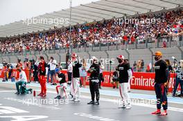 Drivers on the grid. 20.06.2021. Formula 1 World Championship, Rd 7, French Grand Prix, Paul Ricard, France, Race Day.