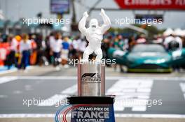 Race winner's trophy on the grid. 20.06.2021. Formula 1 World Championship, Rd 7, French Grand Prix, Paul Ricard, France, Race Day.