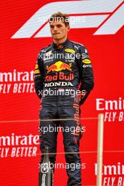 Race winner Max Verstappen (NLD) Red Bull Racing on the podium. 20.06.2021. Formula 1 World Championship, Rd 7, French Grand Prix, Paul Ricard, France, Race Day.