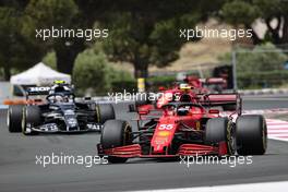 Carlos Sainz Jr (ESP), Scuderia Ferrari  20.06.2021. Formula 1 World Championship, Rd 7, French Grand Prix, Paul Ricard, France, Race Day.