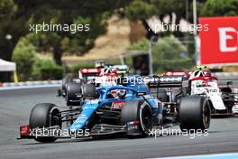 Esteban Ocon (FRA) Alpine F1 Team A521. 20.06.2021. Formula 1 World Championship, Rd 7, French Grand Prix, Paul Ricard, France, Race Day.