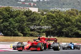 Charles Leclerc (MON) Ferrari SF-21. 20.06.2021. Formula 1 World Championship, Rd 7, French Grand Prix, Paul Ricard, France, Race Day.