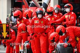 Ferrari makes a pit stop. 20.06.2021. Formula 1 World Championship, Rd 7, French Grand Prix, Paul Ricard, France, Race Day.