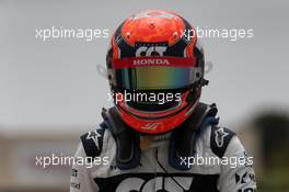 Yuki Tsunoda (JPN) AlphaTauri crashed in qualifying. 19.06.2021. Formula 1 World Championship, Rd 7, French Grand Prix, Paul Ricard, France, Qualifying Day.