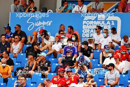 Circuit atmosphere - fans in the grandstand. 19.06.2021. Formula 1 World Championship, Rd 7, French Grand Prix, Paul Ricard, France, Qualifying Day.