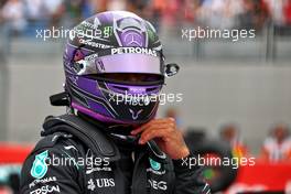 Lewis Hamilton (GBR) Mercedes AMG F1 in qualifying parc ferme. 19.06.2021. Formula 1 World Championship, Rd 7, French Grand Prix, Paul Ricard, France, Qualifying Day.