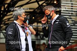 (L to R): Davide Brivio (ITA) Alpine F1 Team Racing Director with Marcin Budkowski (POL) Alpine F1 Team Executive Director. 20.06.2021. Formula 1 World Championship, Rd 7, French Grand Prix, Paul Ricard, France, Race Day.