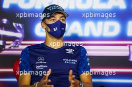George Russell (GBR) Williams Racing in the FIA Press Conference. 17.06.2021. Formula 1 World Championship, Rd 7, French Grand Prix, Paul Ricard, France, Preparation Day.