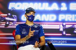 George Russell (GBR) Williams Racing in the FIA Press Conference. 17.06.2021. Formula 1 World Championship, Rd 7, French Grand Prix, Paul Ricard, France, Preparation Day.