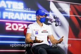 Mick Schumacher (GER) Haas F1 Team in the FIA Press Conference. 17.06.2021. Formula 1 World Championship, Rd 7, French Grand Prix, Paul Ricard, France, Preparation Day.