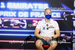 Nikita Mazepin (RUS) Haas F1 Team in the FIA Press Conference. 17.06.2021. Formula 1 World Championship, Rd 7, French Grand Prix, Paul Ricard, France, Preparation Day.