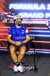 Fernando Alonso (ESP) Alpine F1 Team in the FIA Press Conference. 17.06.2021. Formula 1 World Championship, Rd 7, French Grand Prix, Paul Ricard, France, Preparation Day.