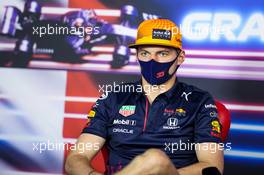 Max Verstappen (NLD) Red Bull Racing in the FIA Press Conference. 17.06.2021. Formula 1 World Championship, Rd 7, French Grand Prix, Paul Ricard, France, Preparation Day.