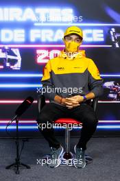 Lando Norris (GBR) McLaren in the FIA Press Conference. 17.06.2021. Formula 1 World Championship, Rd 7, French Grand Prix, Paul Ricard, France, Preparation Day.